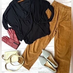 Gap stretch waist corduroy pants